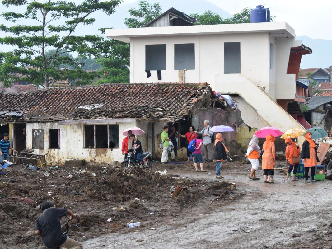 Kunjungan Lokasi Banjir Bandang Garut